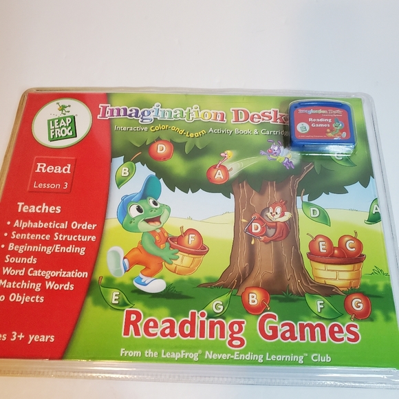 New Leap Frog Imagination Desk Reading Games Lesson #3 Sealed Leapfrog learn - Picture 1 of 2